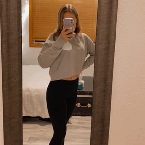 Nike cropped sweatshirt